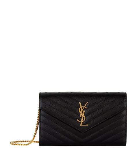 ysl wallet on chain envelope|YSL monogram chain wallet.